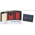 4-1/2"x3-1/4" 420d Nylon Tri Fold Wallet W/ Coin Compartment